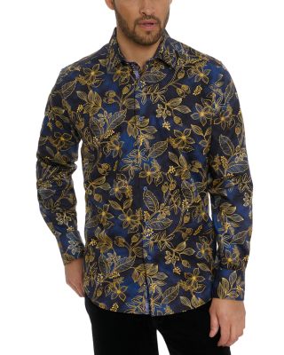 Robert Graham - Valmont Allover Floral Pattern Button Down Shirt