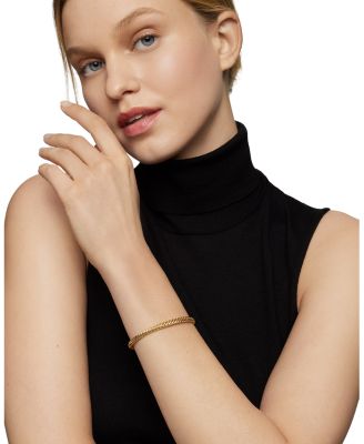 18K Yellow Gold Cablespira&reg; Cuff Bracelet