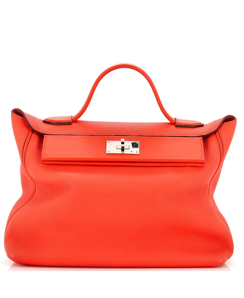Pre-Owned Hermes 35 24/24 Bag Togo with Swift