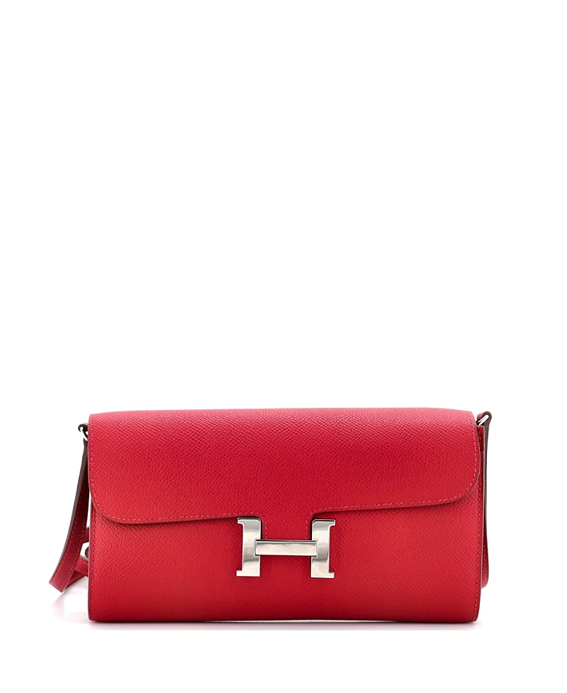 Pre-Owned Hermes Constance To Go Wallet Epsom
