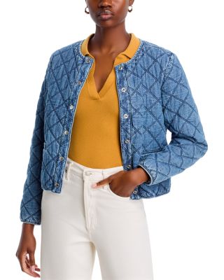 Tommy Bahama - Quilted Denim Cropped Jacket