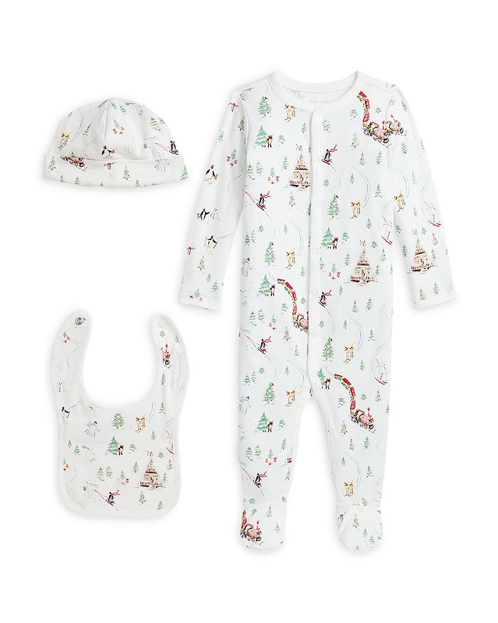 Ralph Lauren Polo Boys' RL Baby x Riley Sheehey 3 Piece Gift Set - Baby ...