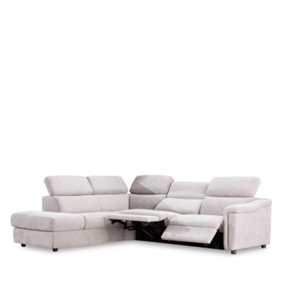 Prato 3-Piece Power Reclining Fabric Sectional