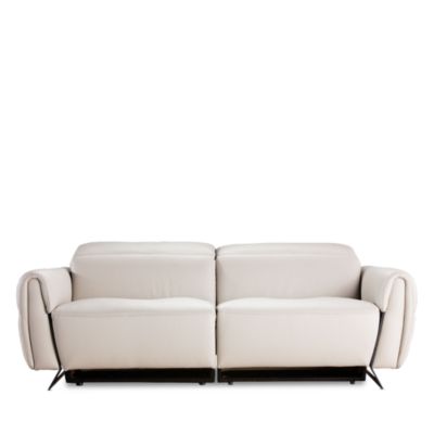 Giuseppe Desto Power Reclining Leather Sofa