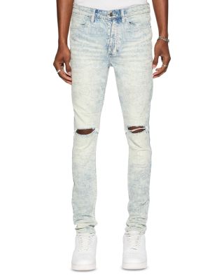 Ksubi - Van Winkle Stencil Legacy Skinny Jeans in Blue