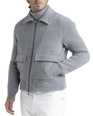 Peserico - Zip Front Sweater Jacket