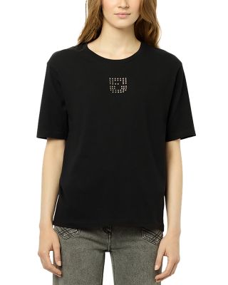 Gerard Darel - Anouche Embellished Logo Tee