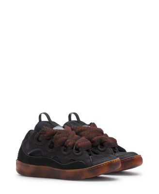Lanvin Women's Leather Curb Sneakers