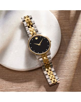 Museum Classic Two-Tone Diamond-Index Watch, 40mm