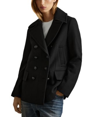 REISS - Lily Wool Blend Pea Coat