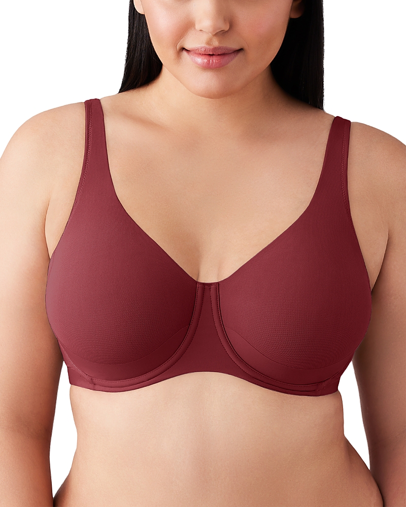Wacoal Shape Revelation Pendulous Underwire Full Coverage Bra In Cordovan