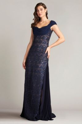 Merced Sequin Embroidered Gown