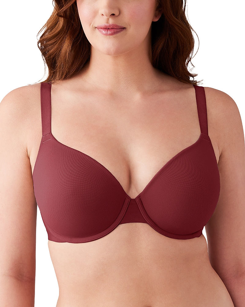 Wacoal Shape Revelation Shallow Top Contour Underwire Bra In Cordovan