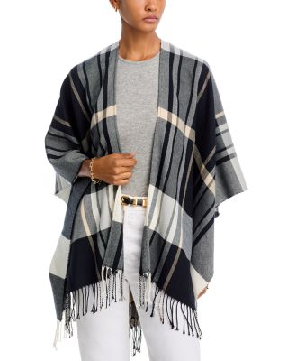 Echo Plaid Ruana