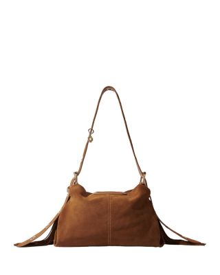 Miss M Suede Fringe Crossbody