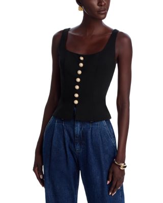 AQUA - Ponte Tank Top - Exclusive