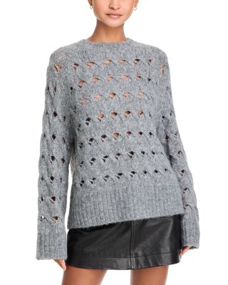 STEVE MADDEN - Sonora Open Cable Knit Sweater