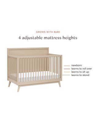 Palma 4 in 1 Convertible Crib With Toddler Bed Conversion Kit