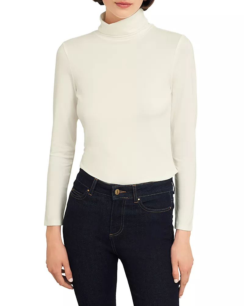 Hobbs London Mischa Roll Neck Top