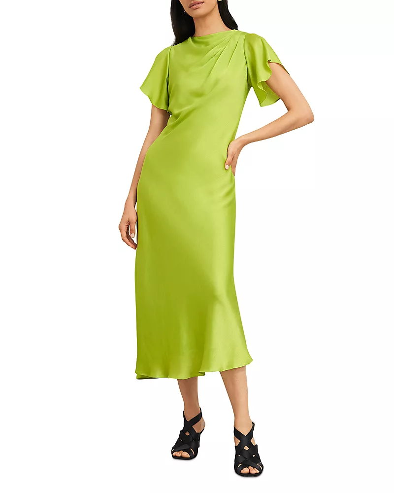 Hobbs London Limited Tremeer Flutter Sleeve Dress