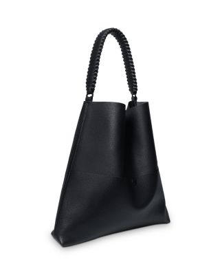 Slim Grained Leather Tote