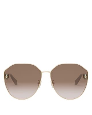 Serpenti Pilot Sunglasses, 61mm