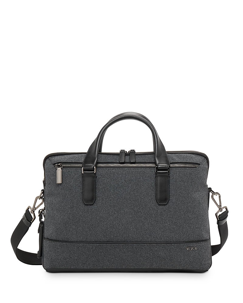 Tumi Harrison Sycamore Slim Briefcase In Dark Charcoal