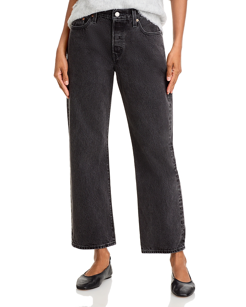 Levi's 501 90s High Rise Straight Ankle Jeans In Smooth Operator In Smooth Operator