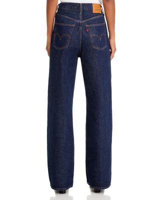 Ribcage High Rise Wide Leg Jeans in Shaded