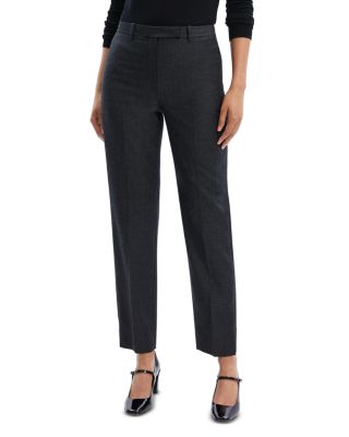 Theory - Wool High Waisted Tapered Pants