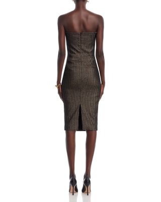 Lena Notch Neck Sheath Dress