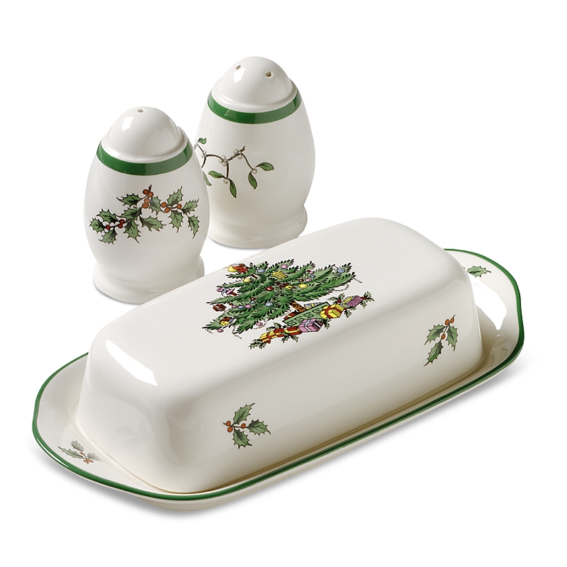 Spode Christmas Tree Hostess Set