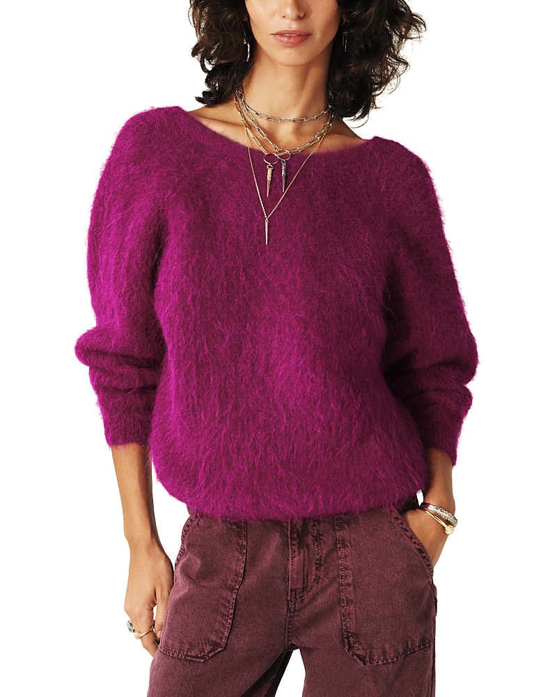 Ba&sh Ba & Sh Fill Sweater In Fuchsia