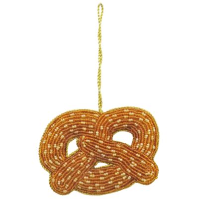 Sudha Pennathur Beaded Pretzel Ornament