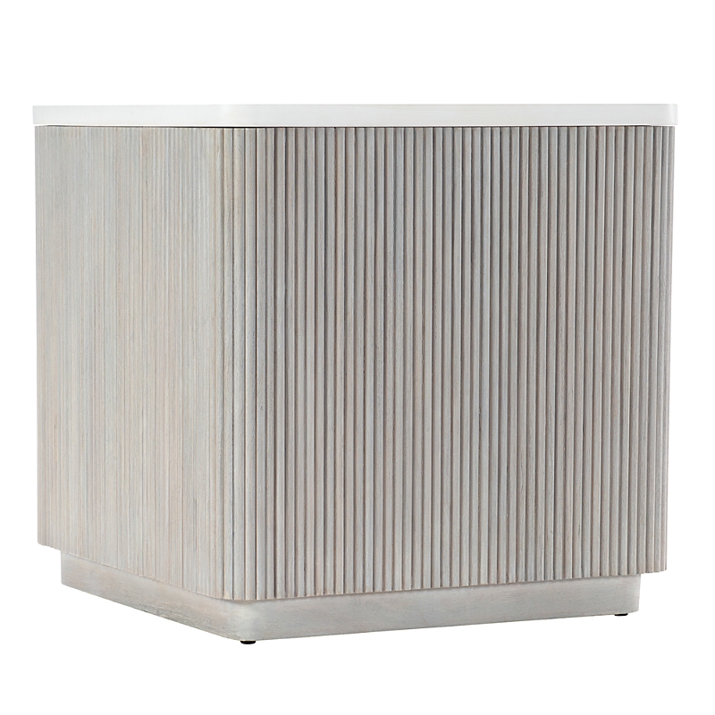 Bernhardt T Colonnade Side Table In Charcoal