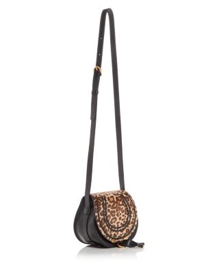 Marcie Small Calf Hair Saddle Bag