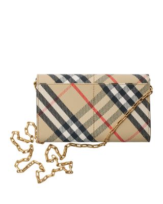 Burberry Snip Chain Strap Wallet | Bloomingdale's