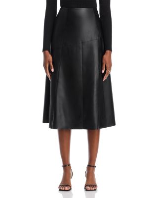 Faux Leather Skirt