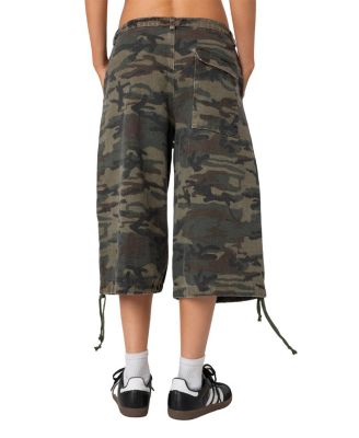 Camo Cargo Bermuda Shorts