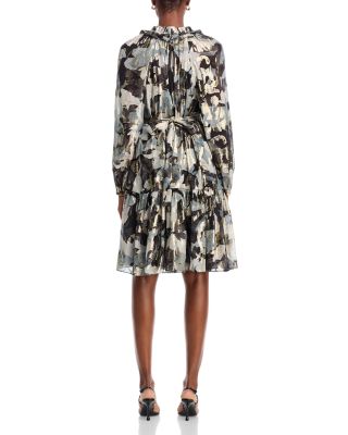 Jenson Metallic Silk Dress