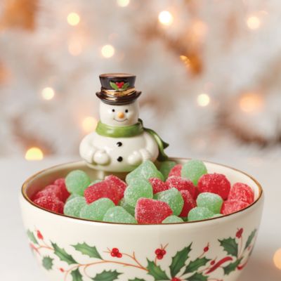 Holiday Snowman Bowl