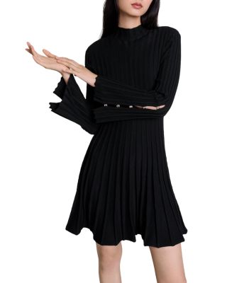 Raffie Ribbed Flared Dress