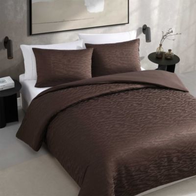 Vera Wang - Illusion Lines 3 Piece Bedding Set