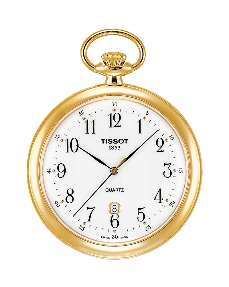 Tissot Lepine Pocket Watch, 49mm In White/gold