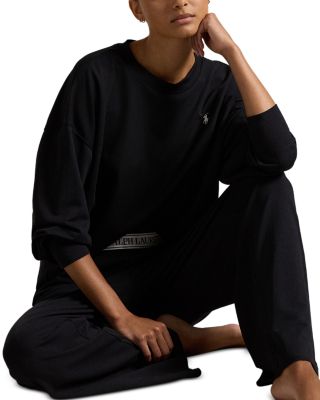Sweatshirt & Wide Leg Pants Set