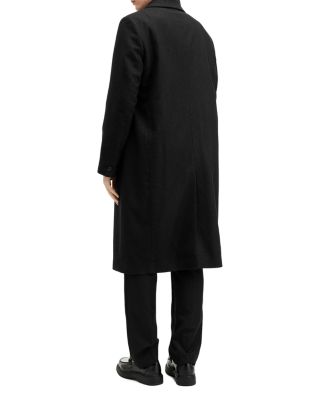 Arcade Wool Blend Pinstripe Double Breasted Coat