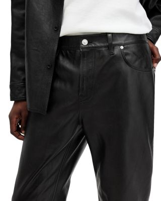 Lynch Leather Straight Fit Pants 