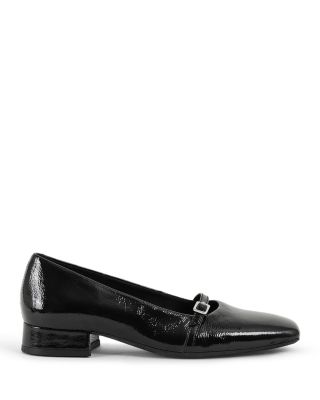 Women's Debbi Square Toe Buckle Detail Flats
