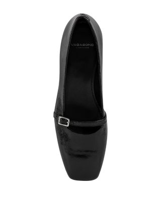 Women's Debbi Square Toe Buckle Detail Flats
