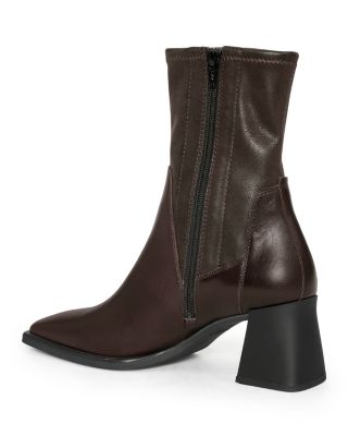 Women's Hedda Square Toe Block Heel Ankle Boots